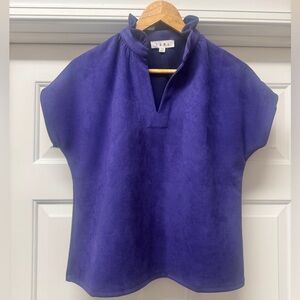 THML Suede Blouse